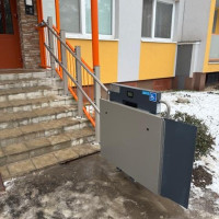 Košice - šikmá schodisková plošina GTL E Košice - šikmá schodisková plošina GTL E