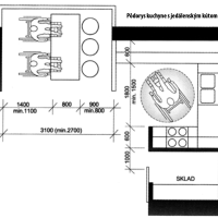 „STAVBA BEZ BARIÉR“ Kuchyňa s jedálenským kútom „STAVBA BEZ BARIÉR“ Kuchyňa s jedálenským kútom
