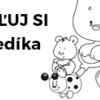 Omaľovánka Medvedík Omaľovánka Medvedík